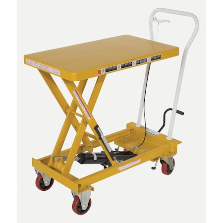 Vestil Auto-Shi ft. Cart, 500 lb., 19.75 x 32.75 CART-550-AS